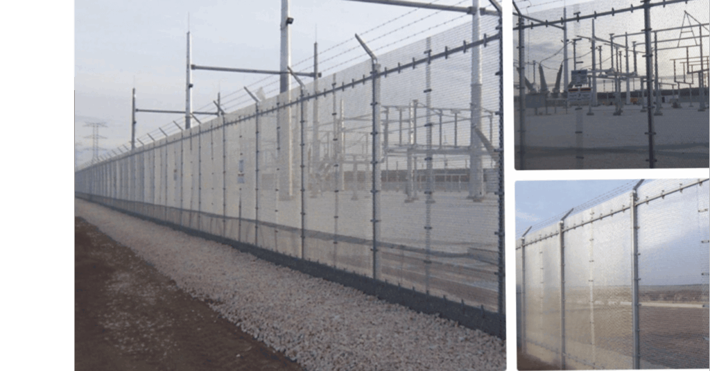 Security Perimeter Fence, Electrical Substation